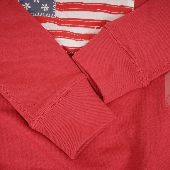 NWOT Polo Ralph Lauren Red American Flag‎ Long Sleeve Sweater - Picture 6 of 7